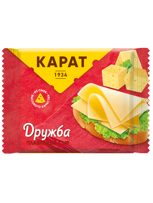 Сыр плавленый Карат Дружба в ломтиках 25%, 130г