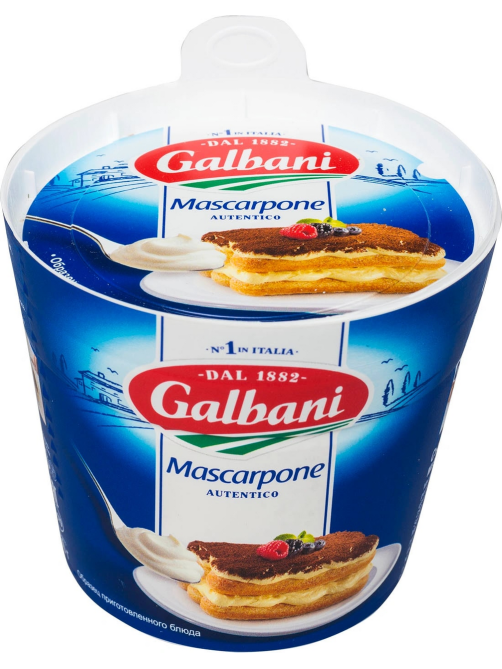 Сыр Galbani Маскарпоне Дукат мягкий 80%, 250г