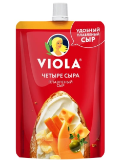 Сыр плавленый Viola 4 сыра 45%, 180г