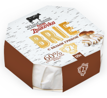 Сыр бри Whitecheese from Zhukovka с белыми грибами 60%, 125г