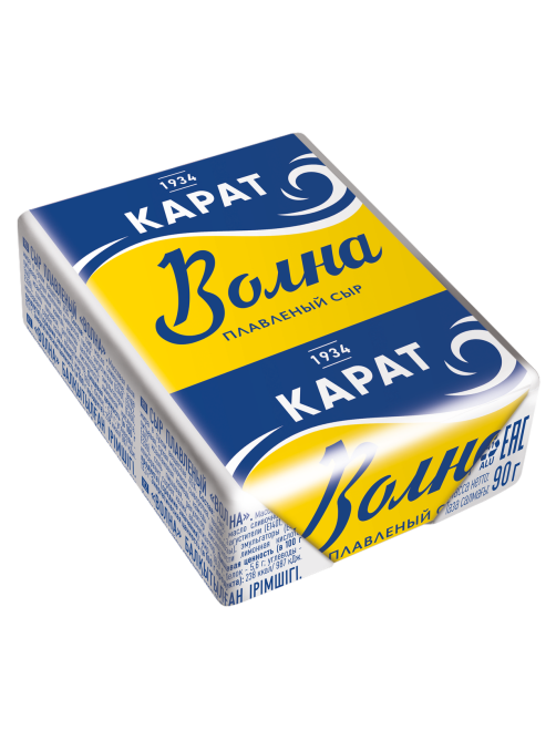 Сыр плавленый Карат Волна 45%, 90г
