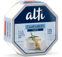 Сыр Alti Camembert мягкий 50%, 125г