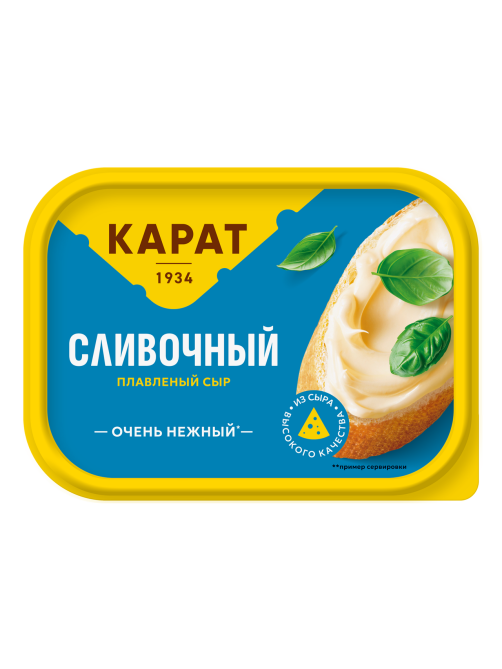 Сыр плавленый Карат сливочный 45%, 200г