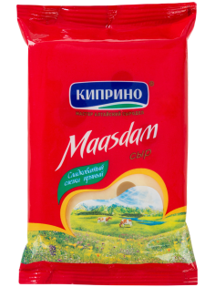 Сыр Киприно Маасдам полутвердый 45%, 200г