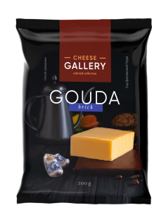 Сыр Cheese Gallery Гауда полутвердый 45%, 200г