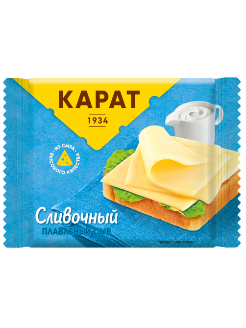Сыр плавленый Карат сливочный 25%, 130г