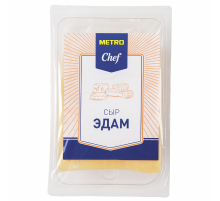 METRO Chef Сыр Эдам полутвердый нарезка 40%, 500г