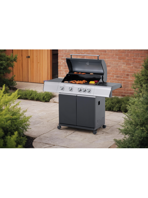 Tarrington House Газовый гриль Paxton черный 4+1, 71 x 41см