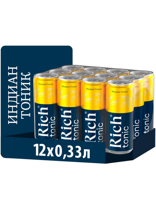 Напиток Rich tonic Индиан газированный, 330мл