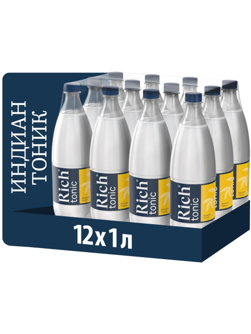 Напиток Rich tonic Индиан газированный, 1л