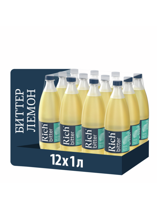 Напиток Rich bitter Лемон газированный, 1л