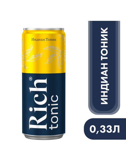 Напиток Rich tonic Индиан газированный, 330мл