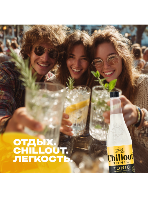 Напиток Chillout Premium English Tonic сильногазированный, 900мл
