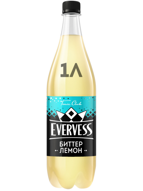 Напиток Evervess Горький Лимон газированный, 1л