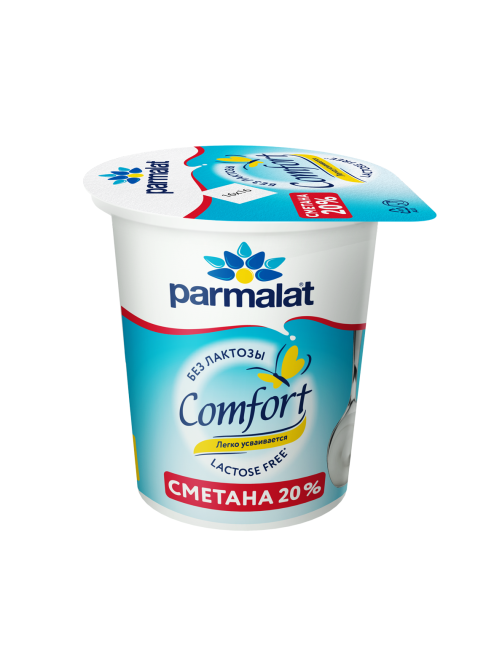 Сметана Parmalat безлактозная 20%, 300г