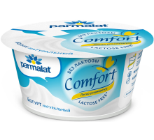 Йогурт Parmalat Comfort безлактозный натуральный 3.5%, 130г