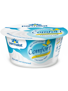 Йогурт Parmalat Comfort безлактозный натуральный 3.5%, 130г