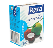 Молоко кокосовое Kara Classic пастеризованное 17%, 200мл