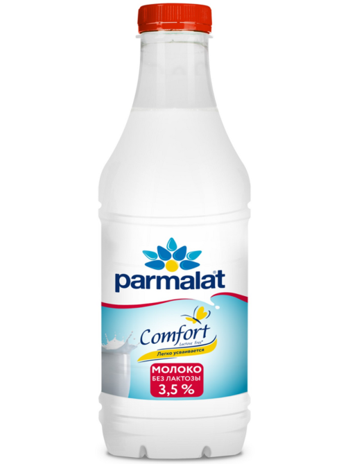 Молоко Parmalat Comfort пастеризованное безлактозное 3.5%, 900мл