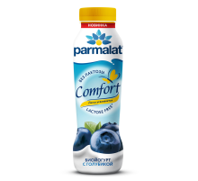Йогурт питьевой Parmalat безлактозный голубика 1.5%, 290г