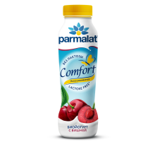Йогурт питьевой Parmalat с вишней безлактозный 1.5%, 290г