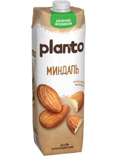 Напиток растительный миндальный Planto 1.2%, 1л