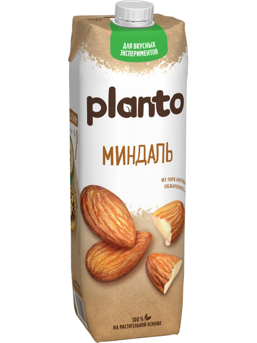 Напиток растительный миндальный Planto 1.2%, 1л
