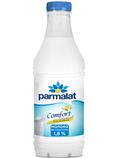 Молоко Parmalat Comfort пастеризованное безлактозное 1.8%, 900мл