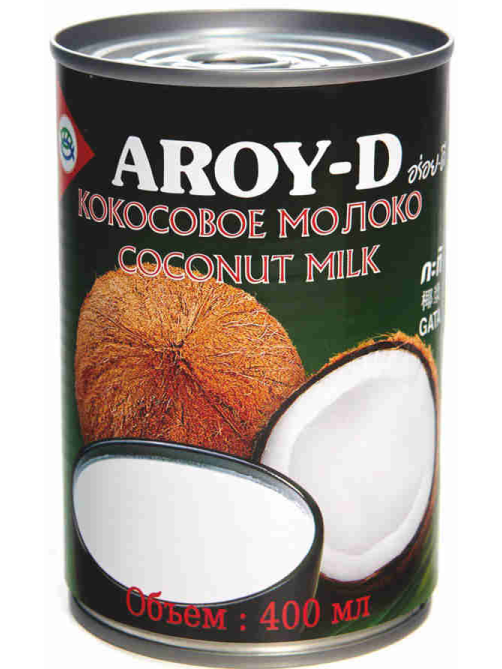 Кокосовое молоко Aroy-D Coconut Milk 17-19%, 400мл