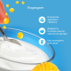 Йогурт безлактозный персик-куркума Parmalat 3%, 130г