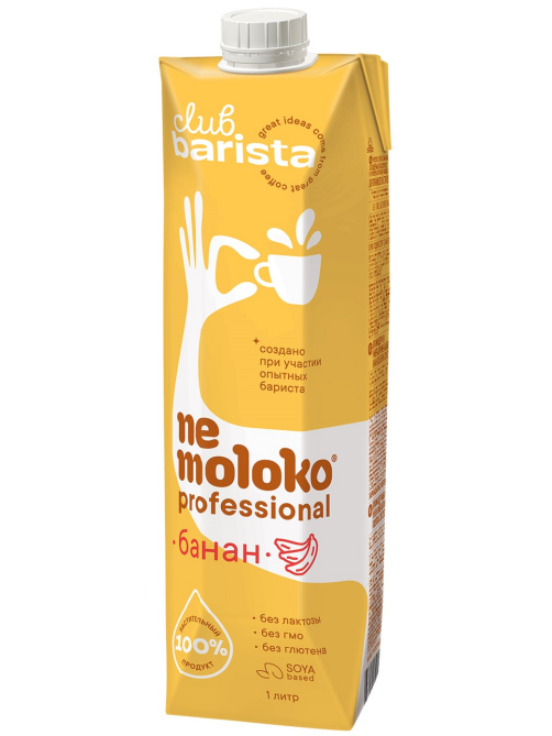 Напиток растительный соевый Nemoloko с бананом, 1л