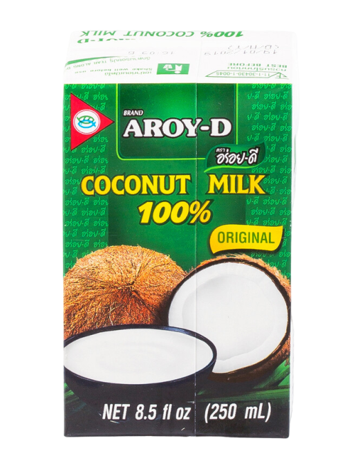 Кокосовое молоко Aroy-D Coconut Milk 17-19%, 250мл