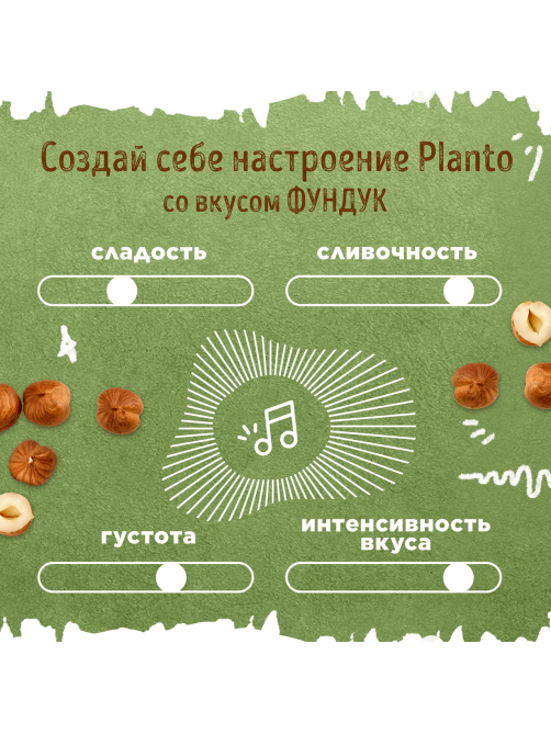 Напиток Planto Barista ореховый фундук 1.7%, 1л