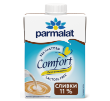Сливки Parmalat Comfort безлактозные 11%, 500г