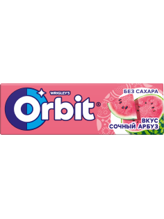Жевательная резинка Orbit Сочный арбуз, 13.6г