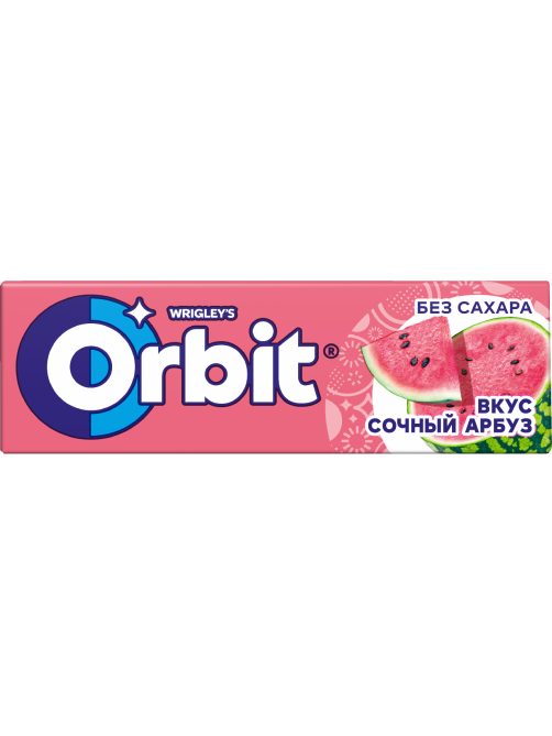 Жевательная резинка Orbit Сочный арбуз, 13.6г