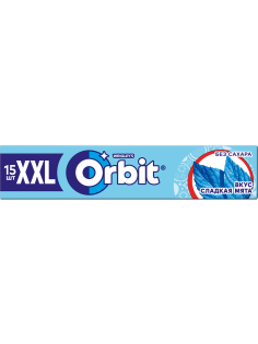 Жевательная резинка Orbit XXL сладкая мята, 20.4г