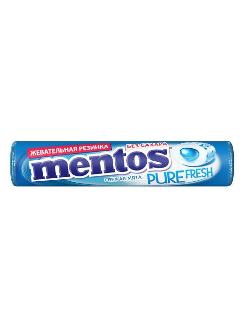 Жевательная резинка Mentos Ролл Минт, 15.5г
