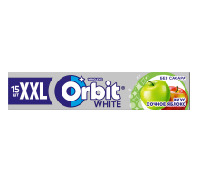 Жевательная резинка Orbit White Сочное яблоко без сахара, 20.4г