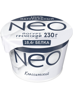 Йогурт Neo Греческий классический 2%, 230г