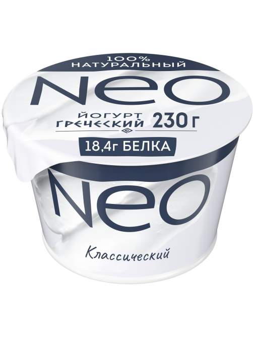 Йогурт Neo Греческий классический 2%, 230г
