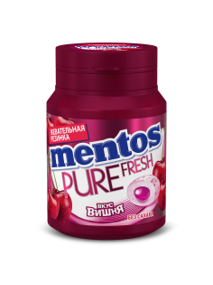 Жевательная резинка Mentos вишня, 54г