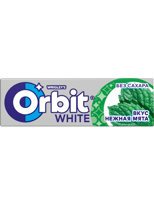 Жевательная резинка Orbit Нежная мята, 13.6г