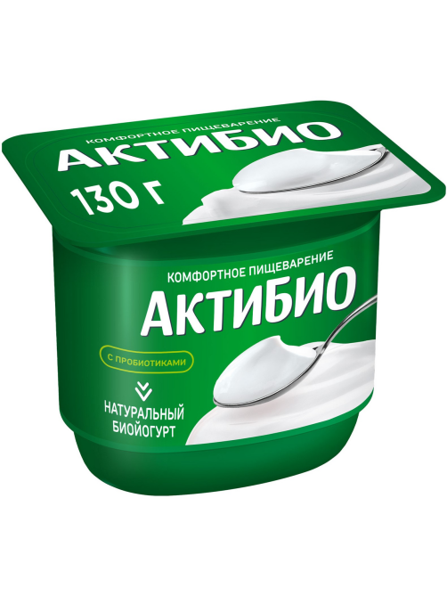 Йогурт Актибио натуральный 3.5%, 130г