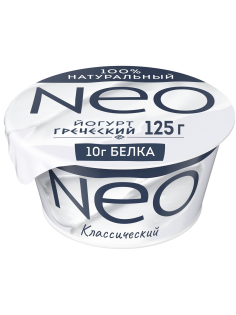 Йогурт Neo Греческий классический 2%, 125г