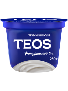 Йогурт Teos Греческий 2%, 250г
