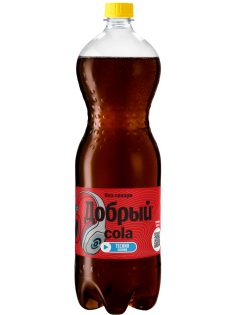 Напиток Добрый Cola газированный без сахара, 1.5л