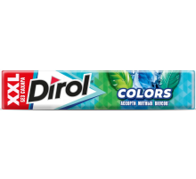 Жевательная резинка Dirol Colors XXL без сахара ассорти Мятных вкусов, 19г