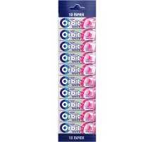 Жевательная резинка Orbit White Bubblemint (13.6г x 10шт), 136г