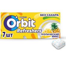 Жевательная резинка Orbit Refreshers тропический микс, 16г